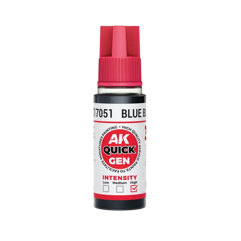 Ak Interactive 17051 Quick Gen Blue Black 18Ml Acrylic Paint 1