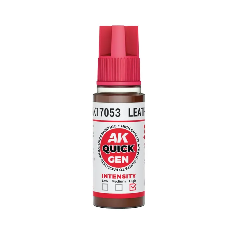 Ak Interactive 17053 Quick Gen Leather 18Ml Acrylic Paint 1