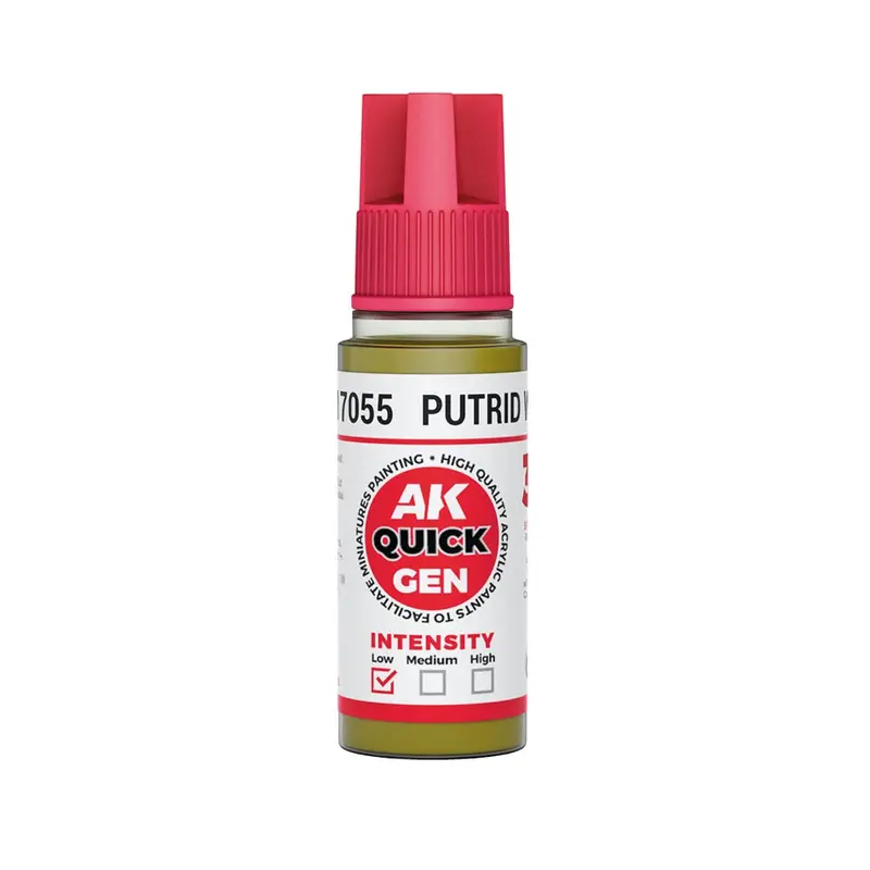 Ak Interactive 17055 Quick Gen Putrid White 18Ml Acrylic Paint 1