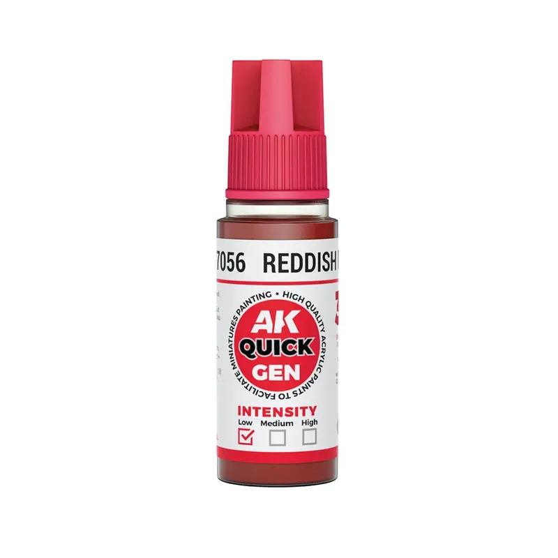 Ak Interactive 17056 Quick Gen Reddish Flesh 18Ml Acrylic Paint 1