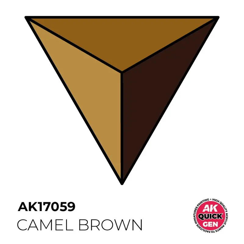 Ak Interactive 17059 Quick Gen Camel Brown 18Ml Acrylic Paint 2