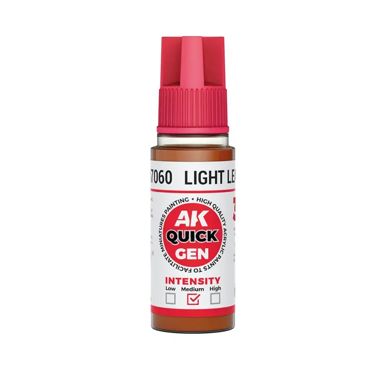 Ak Interactive 17060 Quick Gen Light Leather 18Ml Acrylic Paint 1