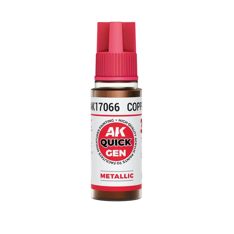 Ak Interactive 17066 Quick Gen Copper 18Ml Acrylic Paint 1