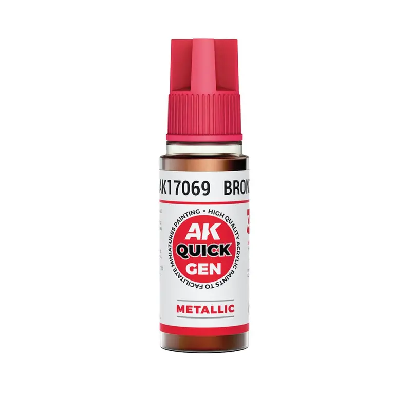 Ak Interactive 17069 Quick Gen Bronze 18Ml Acrylic Paint 1