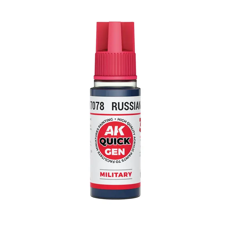 Ak Interactive 17078 Quick Gen Russian Blue 18Ml Acrylic Paint 1