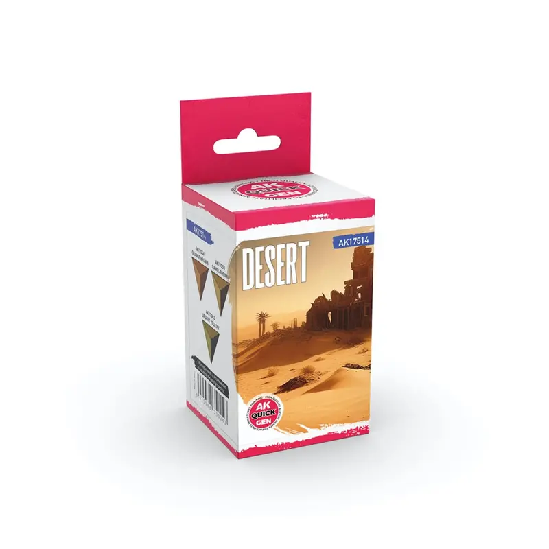 Ak Interactive 17514 Quick Gen Desert Acrylic Paint Set 3 Colours 1
