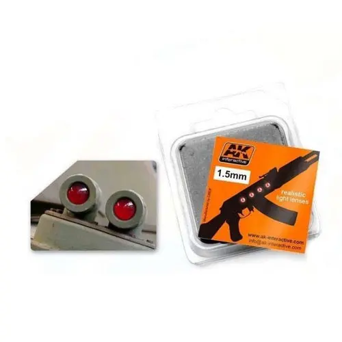 Ak Interactive 204 Red 1.5Mm Light Lenses 1