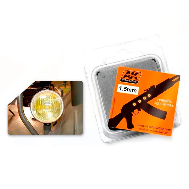 Ak Interactive 205 Amber 1.5Mm Light Lenses 1