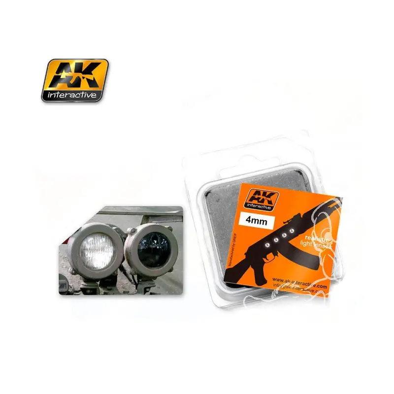 Ak Interactive 215 White 4Mm Light Lenses 1