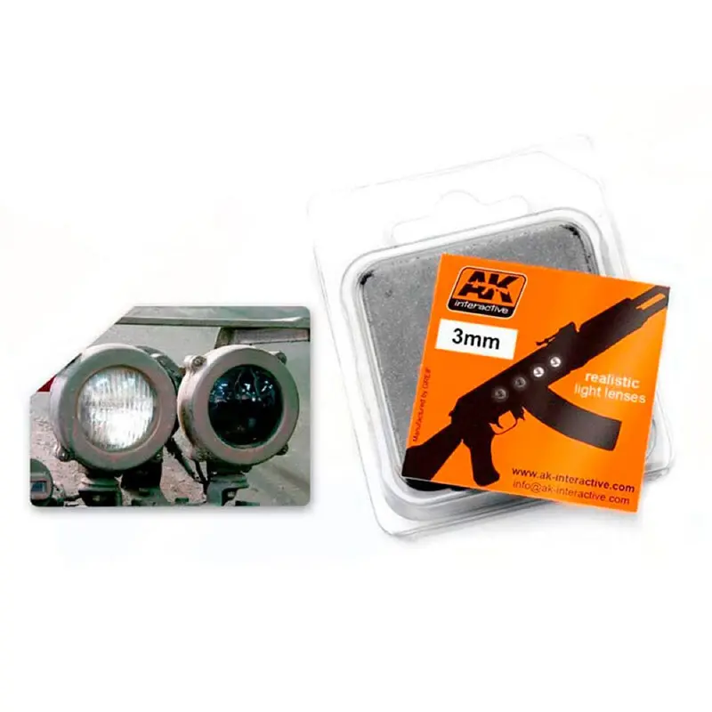Ak Interactive 221 Black & White 3Mm Light Lenses 1