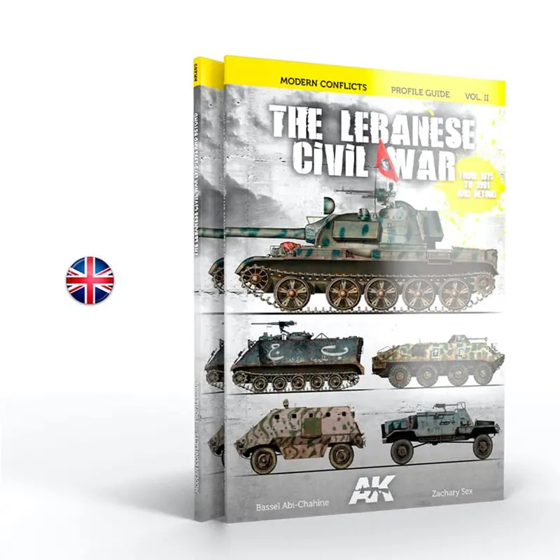 Ak Interactive 285 Book Wars In Lebanon Vol.Ii English 1