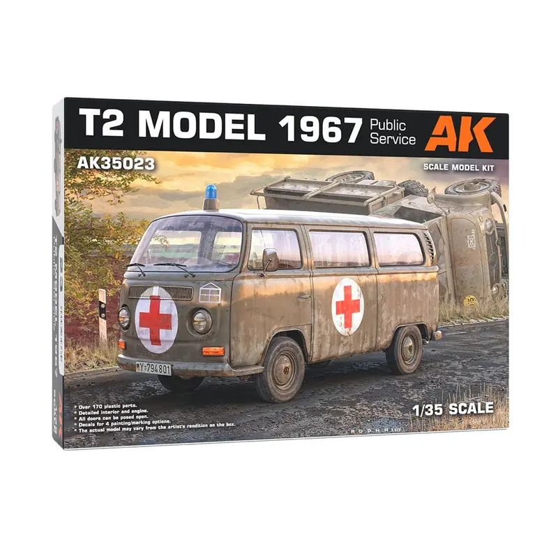 Ak Interactive 35023 1/35 T2 Model 1967 Public Service 1