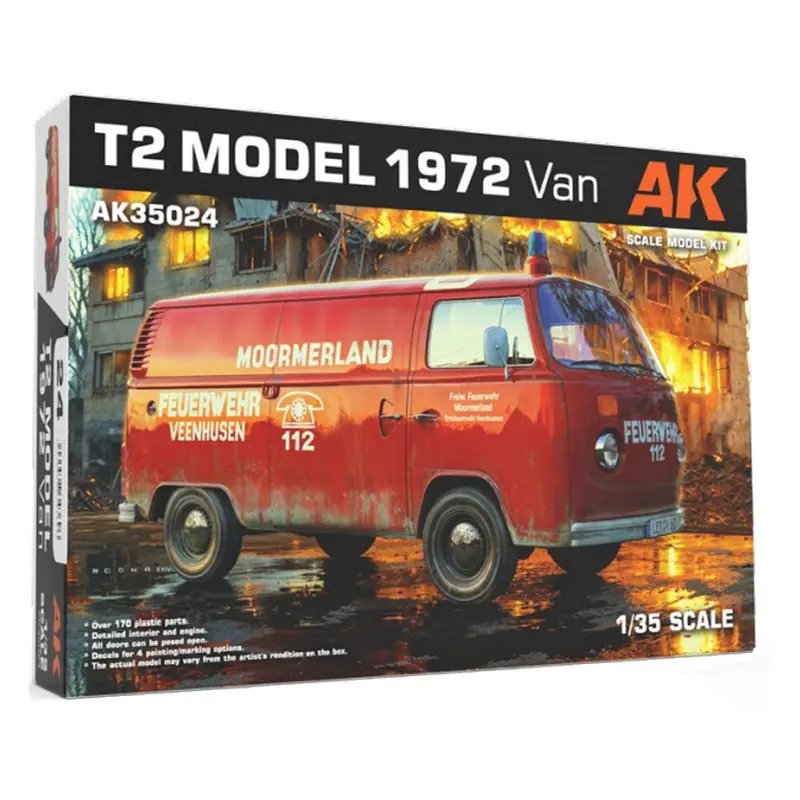 Ak Interactive 35024 1/35 T2 Model 1972 Van 1