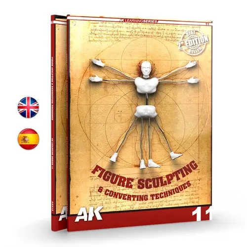 Ak Interactive 512 Book Learning Series No.11 Figure Sculpting English 1
