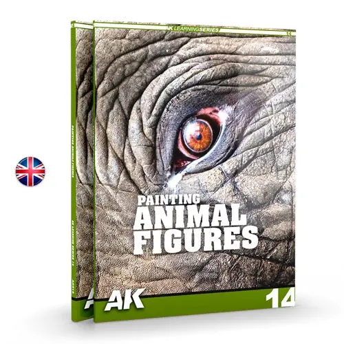 Ak Interactive 518 Book Learning Series No.14 Painting Animal Figures English 1