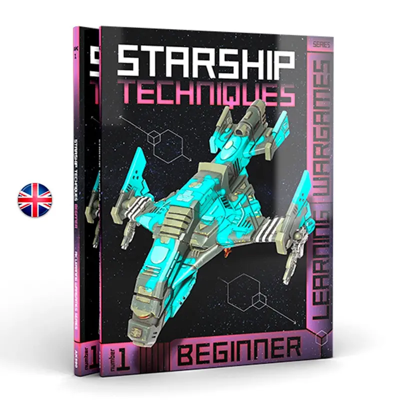 Ak Interactive 590 Book Learning Wargames Series 1 Starship Techniques Beginner English 1