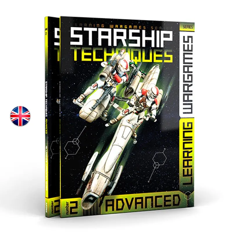Ak Interactive 592 Book Learning Wargames Series 2 Starship Techniques Advanced English 1