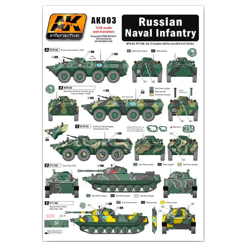Ak Interactive 803 Russian Naval Infantry Wet Transfer 1