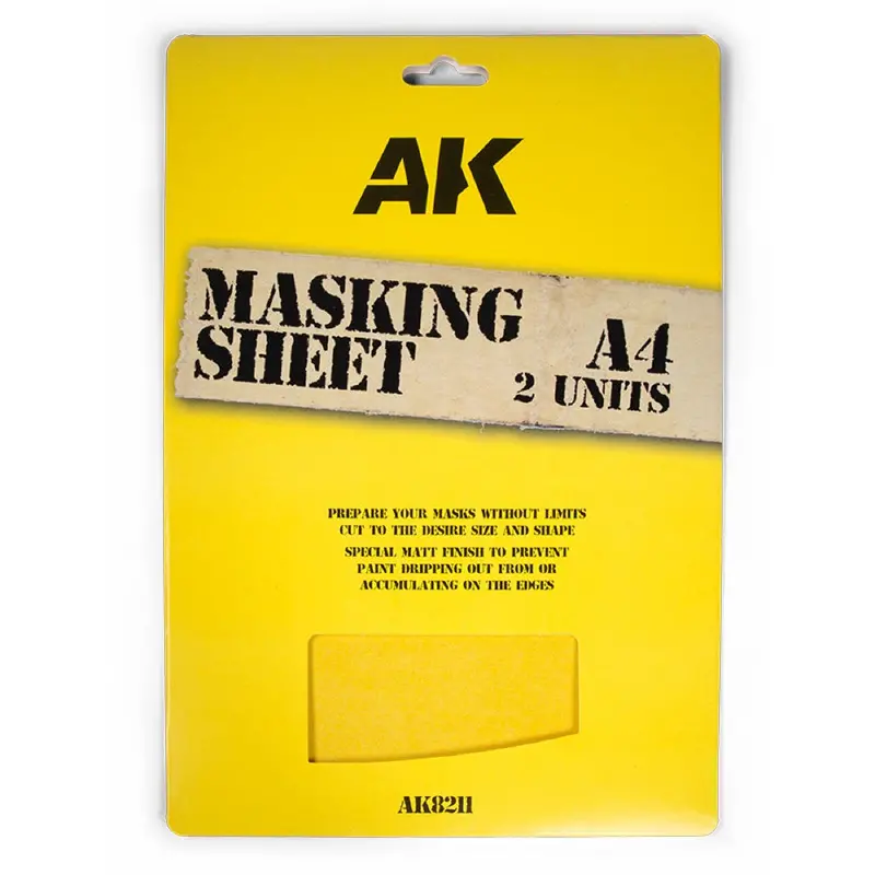 Ak Interactive 8211 Masking Sheet A4 2 Units 1