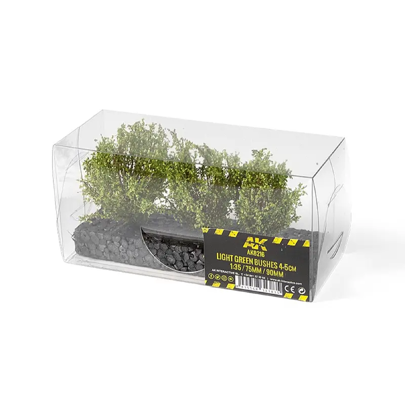 Ak Interactive 8216 Dioramas Light Green Bushes 4-6Cm -135 / 75 Mm / 90 Mm 1