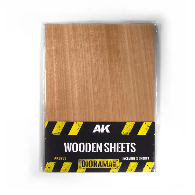 Ak Interactive 8233 Dioramas A4 Wooden Sheets 2 1