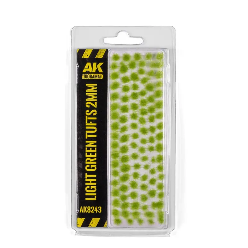 Ak Interactive 8243 Light Green Tufts 2Mm 1