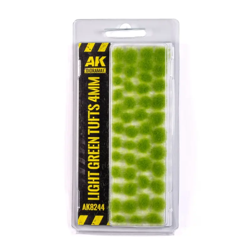 Ak Interactive 8244 Light Green Tufts 4Mm 1