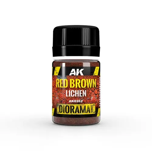 Ak Interactive 8262 Dioramas Red Brown Lichen 1