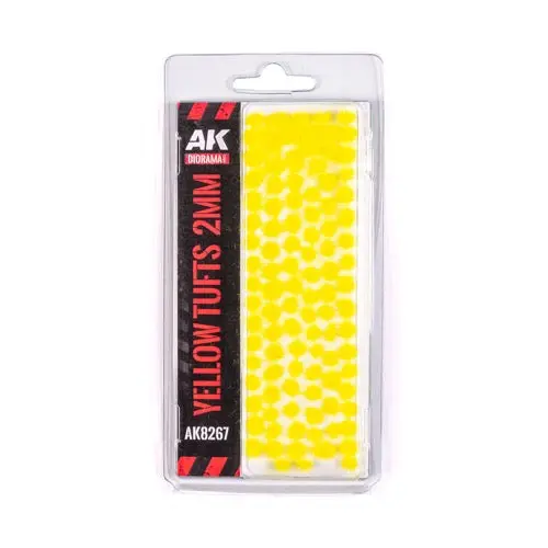 Ak Interactive 8267 Yellow Fantasy Tufts 2Mm 1
