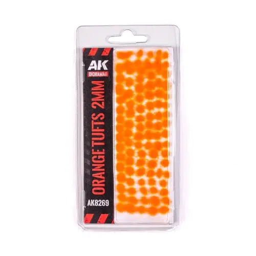 Ak Interactive 8269 Orange Fantasy Tufts 2Mm 1