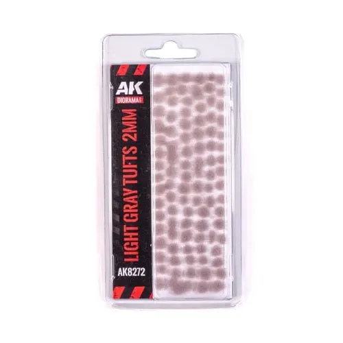 Ak Interactive 8272 Light Gray Fantasy Tufts 2Mm 1