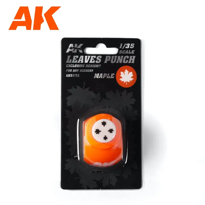 Ak Interactive 9172 Leaves Punch Maple 135 / 132 / 54Mm 2