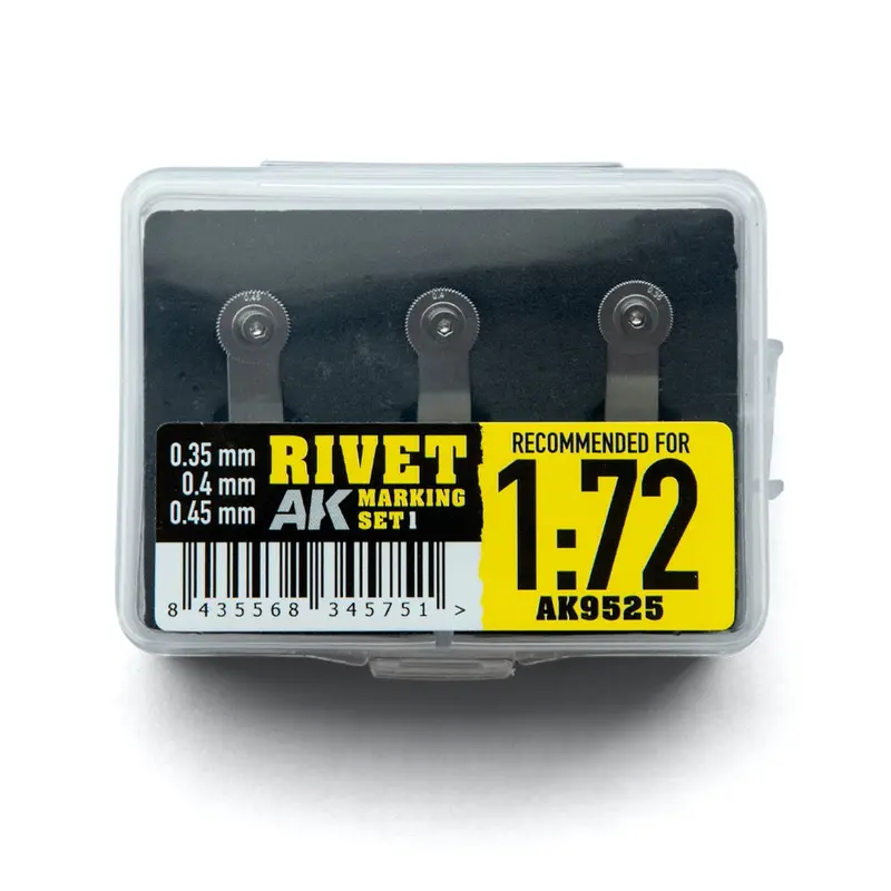 Ak Interactive 9525 Rivet Marking Set 1 1/72 1