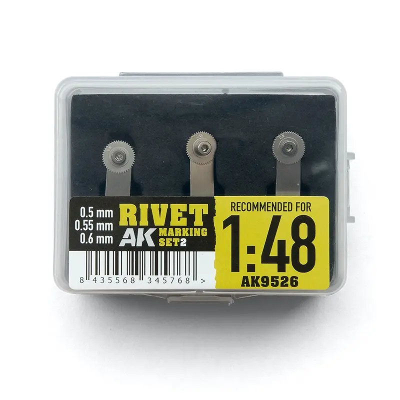 Ak Interactive 9526 Rivet Marking Set 2 1/48 1