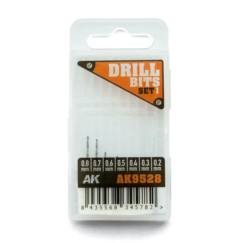 Ak Interactive 9528 Drill Bits Set 1 0.8 0.2Mm 1
