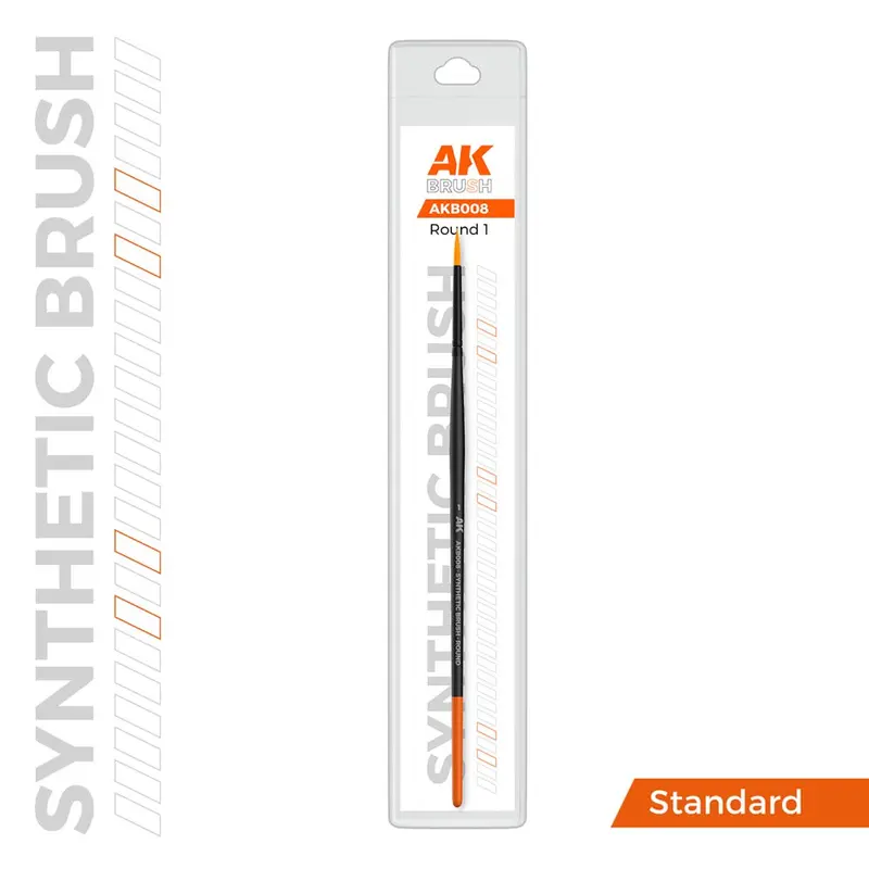 Ak Interactive Akb008 Round 1 Synthetic Paint Brush 1