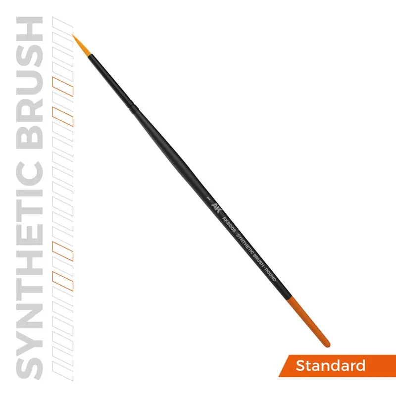 Ak Interactive Akb008 Round 1 Synthetic Paint Brush 2