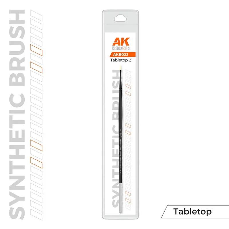 Ak Interactive Akb022 Table Top 2 Synthetic Paint Brush 1