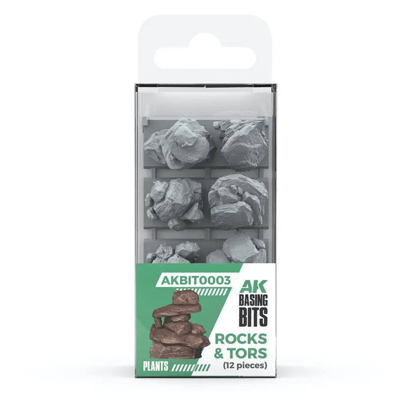 Ak Interactive Bit0003 Basing Bits Rocks & Tors 12 1