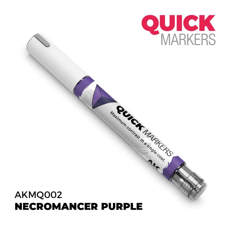 Ak Interactive Mq002 Quick Marker Necromancer Purple 1