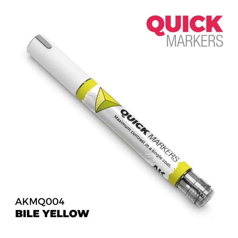 Ak Interactive Mq004 Quick Marker Bile Yellow 1