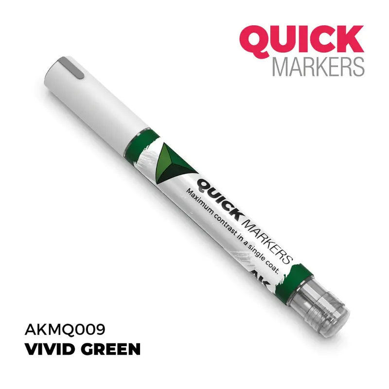 Ak Interactive Mq009 Quick Marker Vivid Green 1