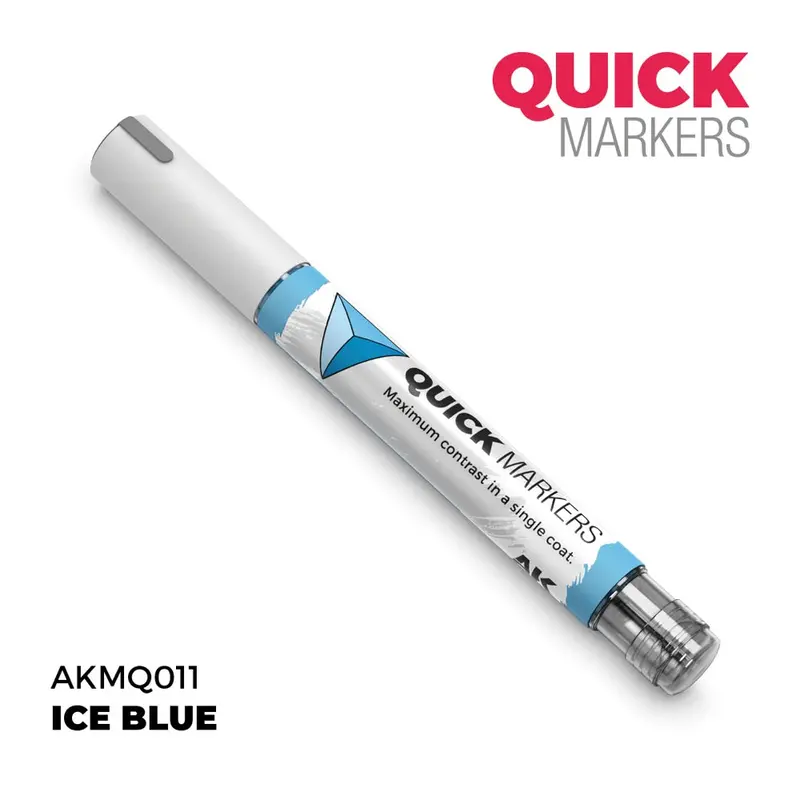 Ak Interactive Mq011 Quick Marker Ice Blue 1