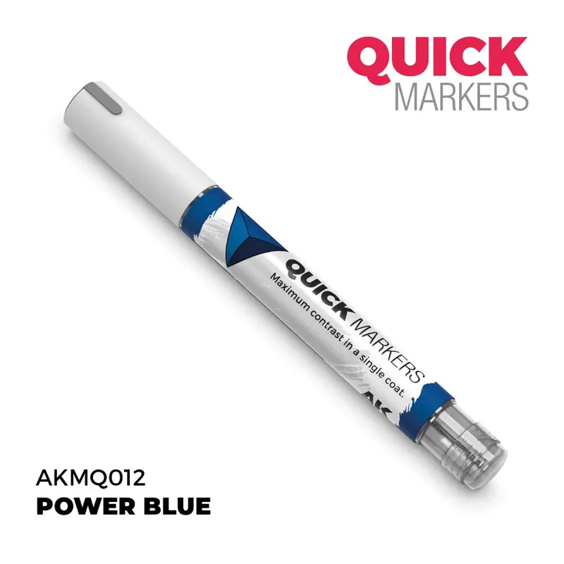 Ak Interactive Mq012 Quick Marker Power Blue 1
