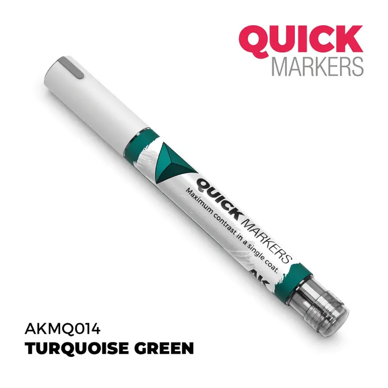 Ak Interactive Mq014 Quick Marker Turquoise Green 1