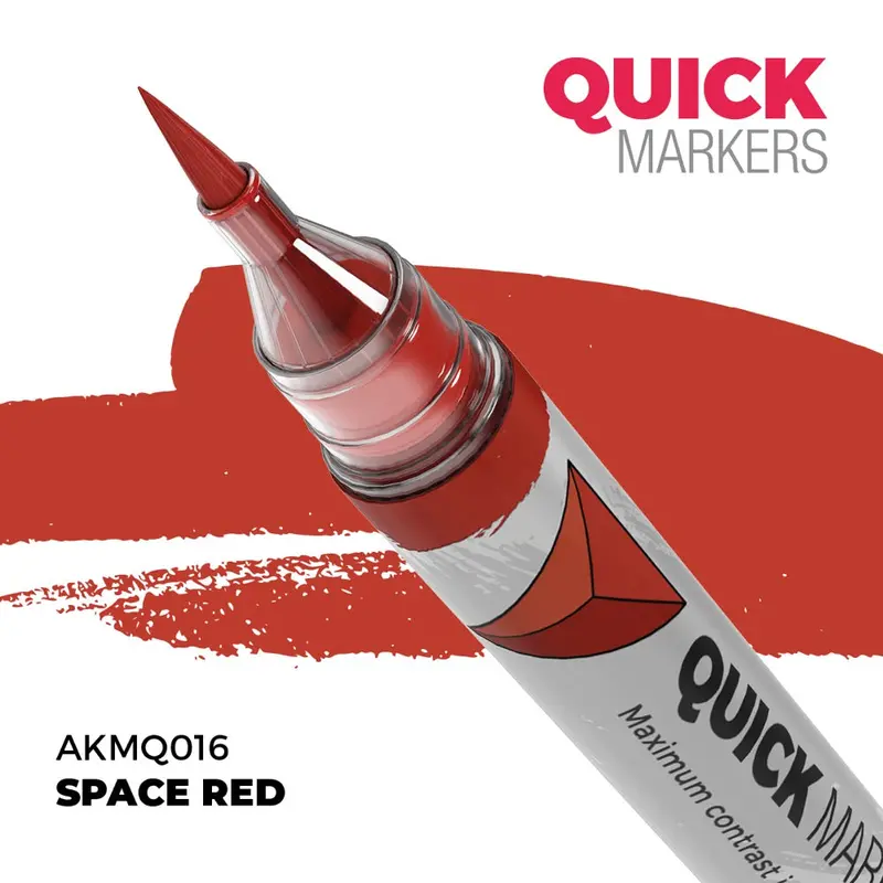 Ak Interactive Mq016 Quick Marker Space Red 2