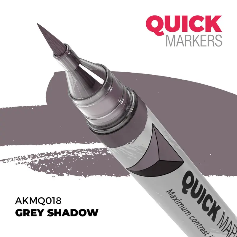 Ak Interactive Mq018 Quick Marker Grey Shadow 2