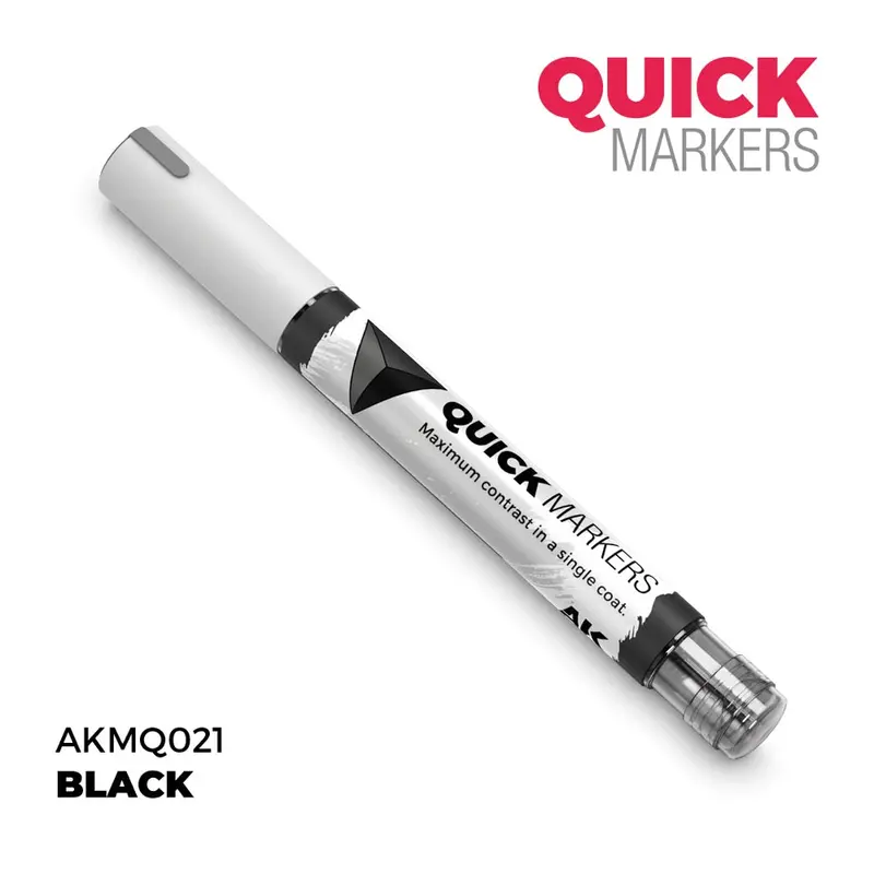 Ak Interactive Mq021 Quick Marker Black 1