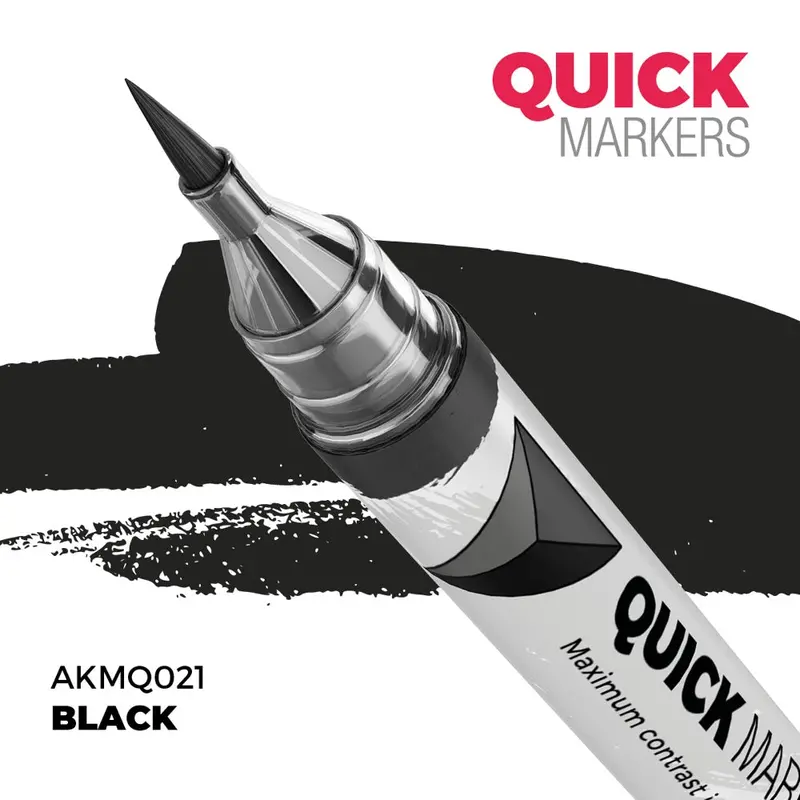 Ak Interactive Mq021 Quick Marker Black 2