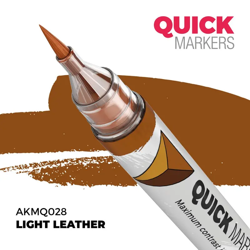 Ak Interactive Mq028 Quick Marker Light Leather 1